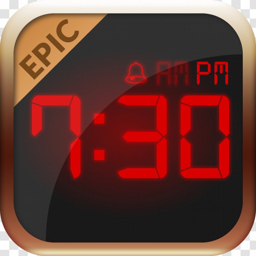 Digital Clock Brand Font - Alarm Transparent PNG