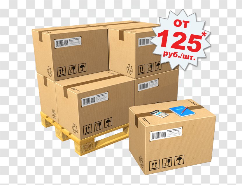 Less Than Truckload Shipping Cardboard Box Pallet Packaging And Labeling Transparent PNG