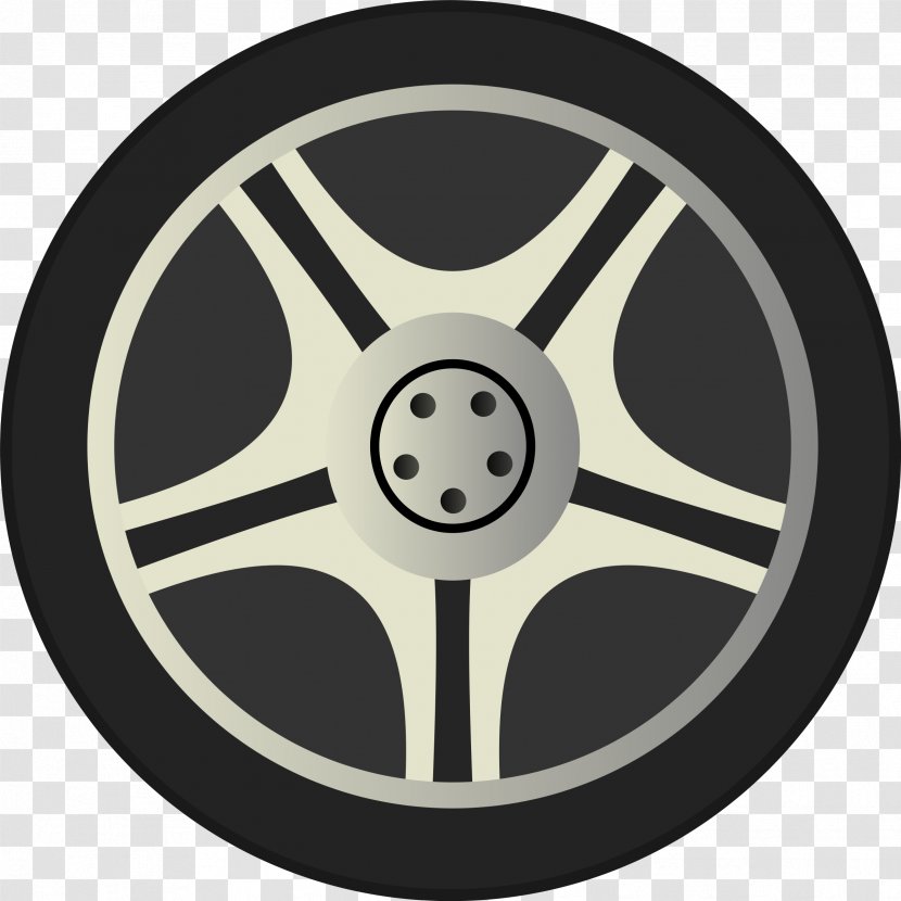 Car Wheel Tire Clip Art - Steering - Rim Cliparts Transparent PNG