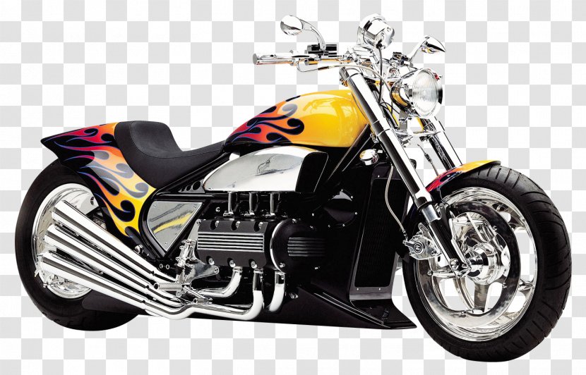 Custom Motorcycle Chopper Honda Car - Vehicle - Bike Transparent PNG