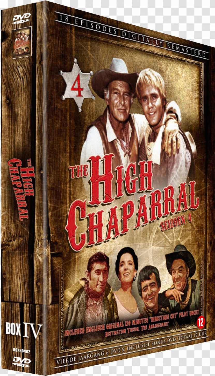 The High Chaparral DVD Film Episode Box 3 - Kijkwijzer - Dvd Transparent PNG