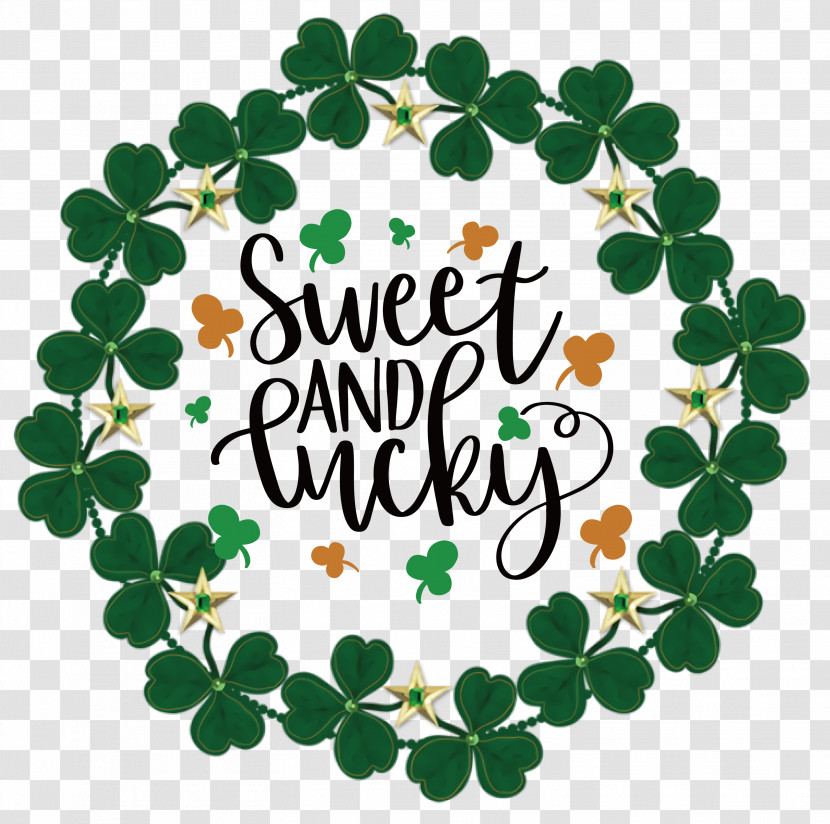 Sweet And Lucky Lucky St Patricks Day Transparent PNG