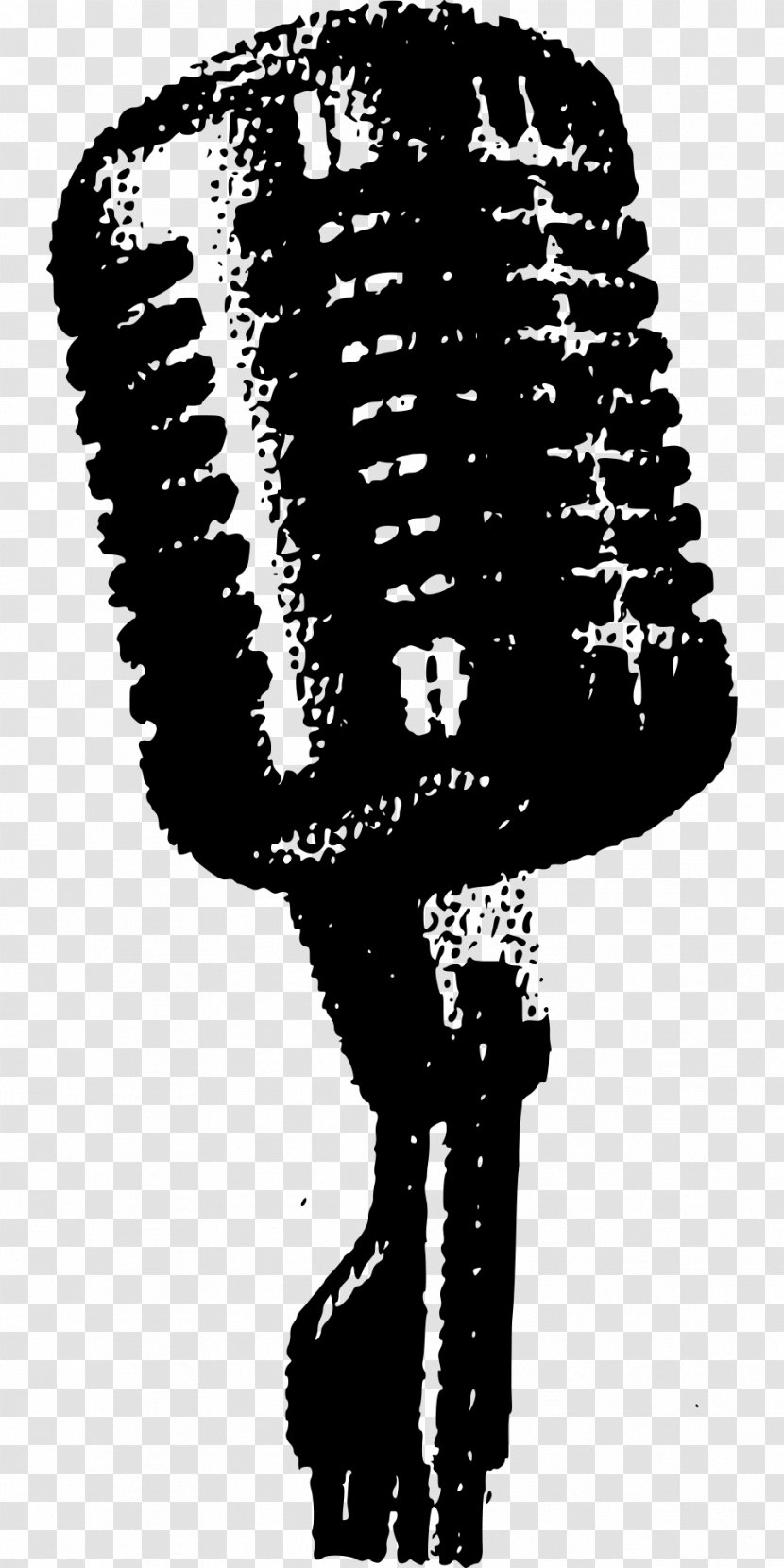 Microphone Halftone Open Mic - Watercolor - Technology Transparent PNG