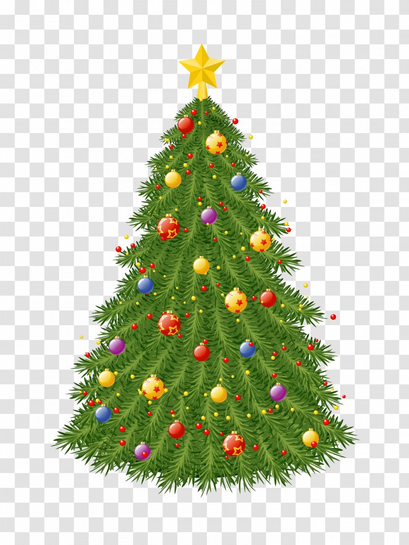 Christmas Ornament Tree Decoration Clip Art - Conifer Transparent PNG