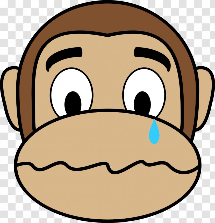Monkey Crying Tears Clip Art Transparent PNG