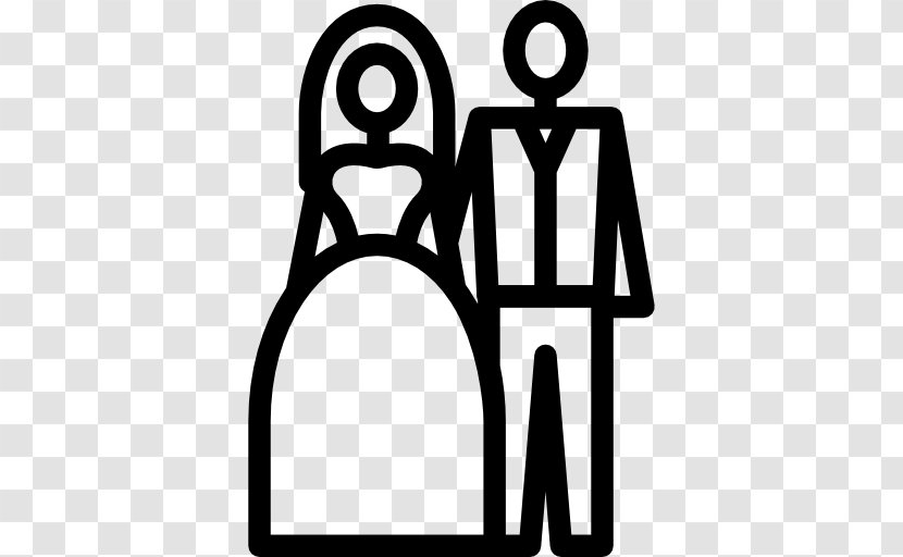 Marriage Icon Design - Black And White - Area Transparent PNG