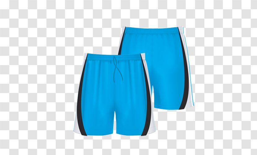 Swim Briefs Turquoise Electric Blue Trunks Shorts - Silhouette - Basketball Uniform Transparent PNG