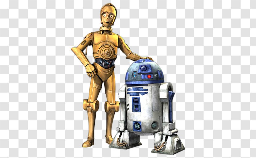 R2-D2 C-3PO Clone Wars Anakin Skywalker Trooper - Figurine - Technology Transparent PNG