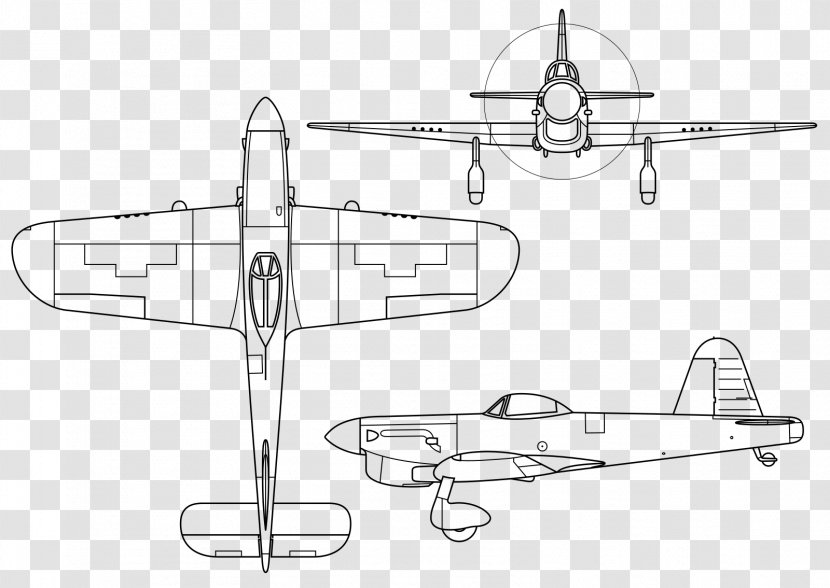 Airplane Drawing - Aerospace Manufacturer Technical Transparent PNG