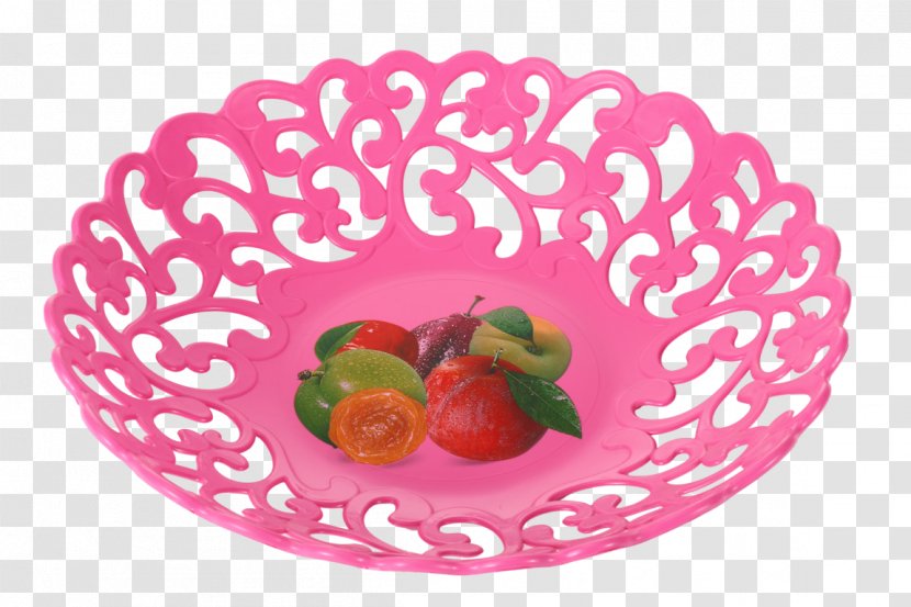 Strawberry Fruit Oval M Cubic Meter Plate - Magenta - Colander Transparent PNG