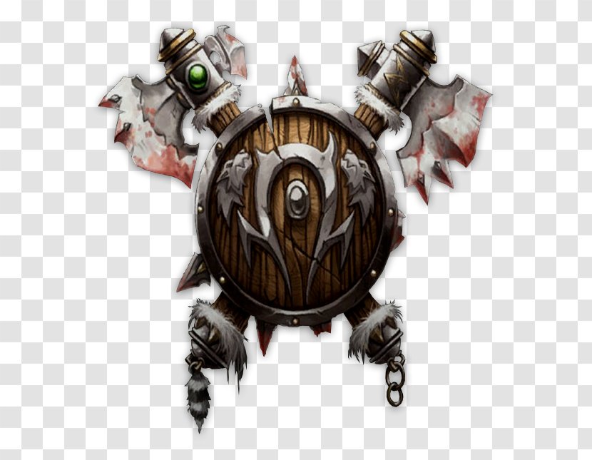World Of Warcraft: Battle For Azeroth Orc Crest Coat Arms - Warcraft Transparent PNG