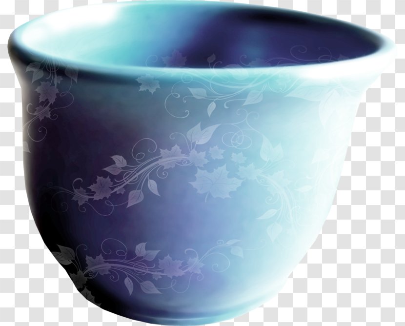 Bowl Ceramic Blue And White Pottery Glass - Cobalt Transparent PNG