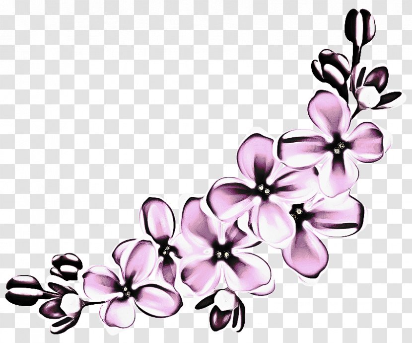 Pink Flower Cartoon - Plants - Wildflower Violet Transparent PNG