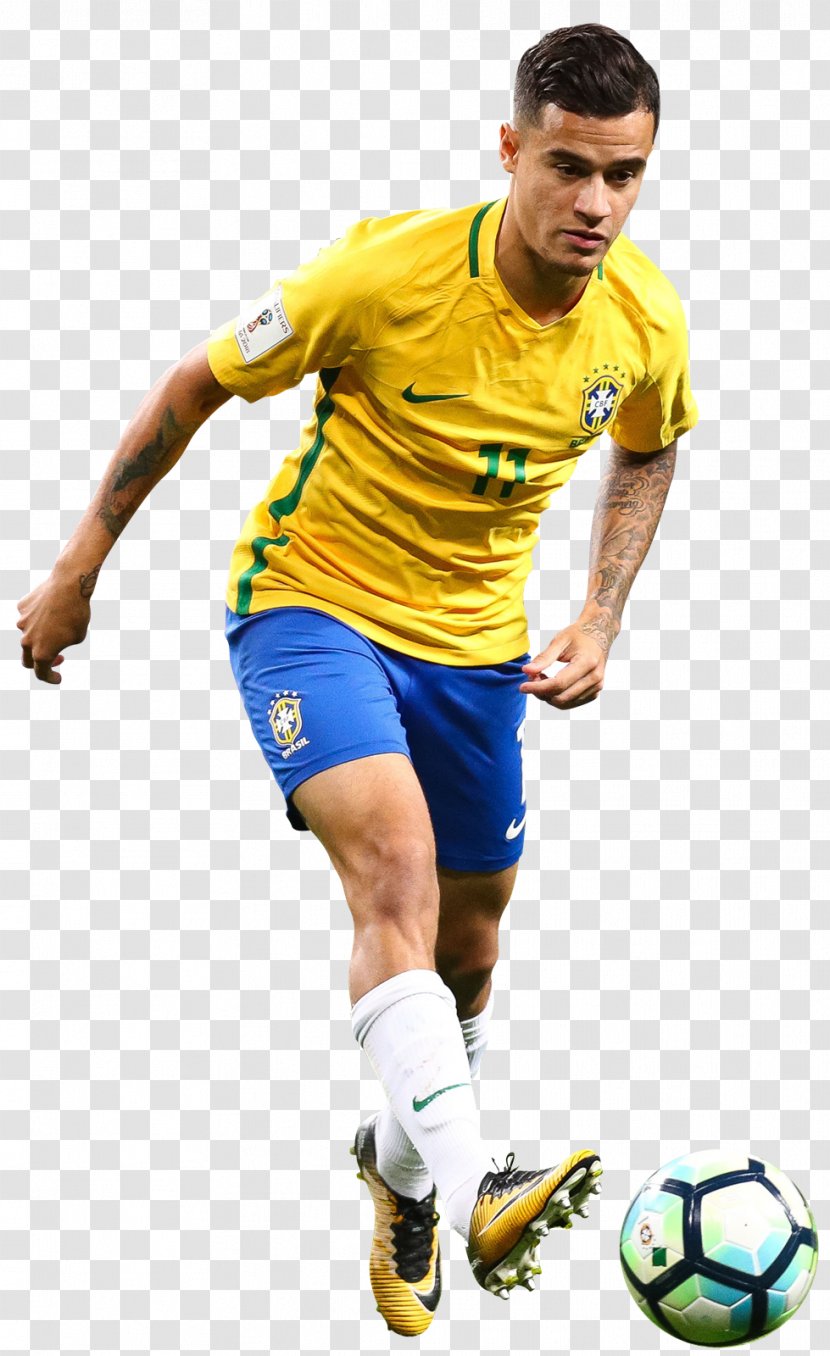 Philippe Coutinho Brazil National Football Team FC Barcelona Liverpool F.C. Player - Ball Transparent PNG