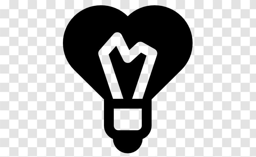 Incandescent Light Bulb Heart - Lamp Transparent PNG