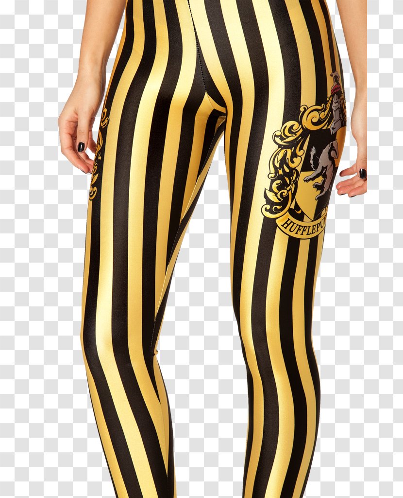 Leggings T-shirt Helga Hufflepuff Pants Tights - Yellow Transparent PNG