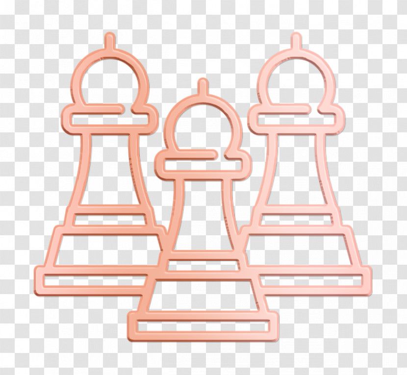 Chess Icon Business And Office Icon Strategy Icon Transparent PNG