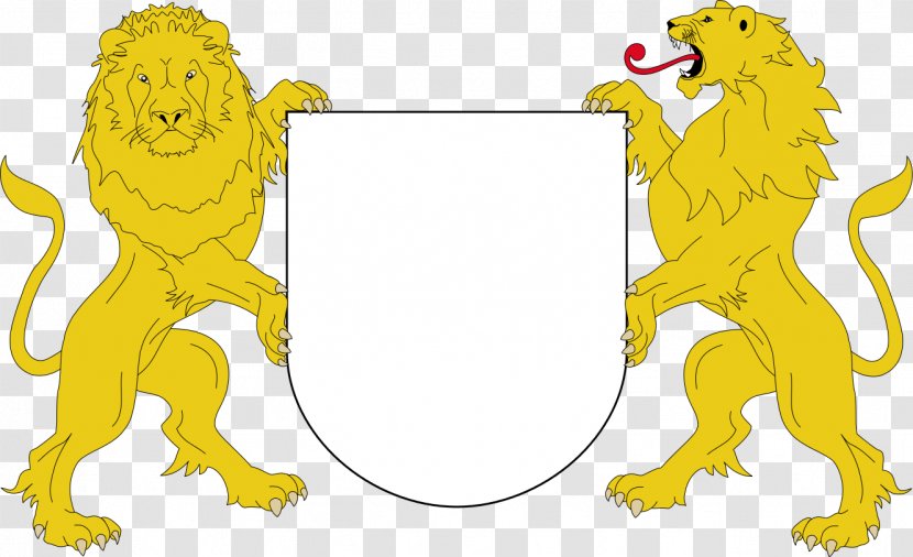 Coat Of Arms Romania Supporter Lion - Wikimedia Commons - Shield Transparent PNG