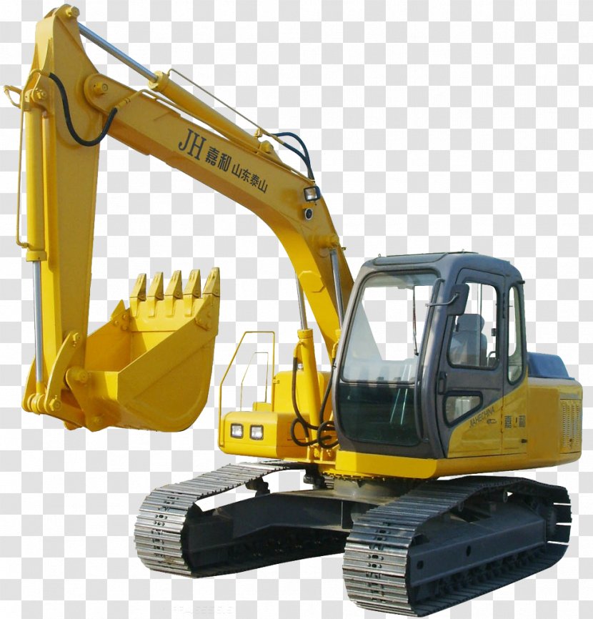 Machine Earthworks Heavy Equipment Excavator Architectural Engineering - A Yellow Transparent PNG