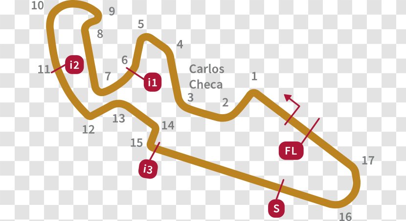 Ciudad Del Motor De Aragón 2018 MotoGP Season 2016 Aragon Motorcycle Grand Prix Race Track - Diagram - Shark Attack Transparent PNG