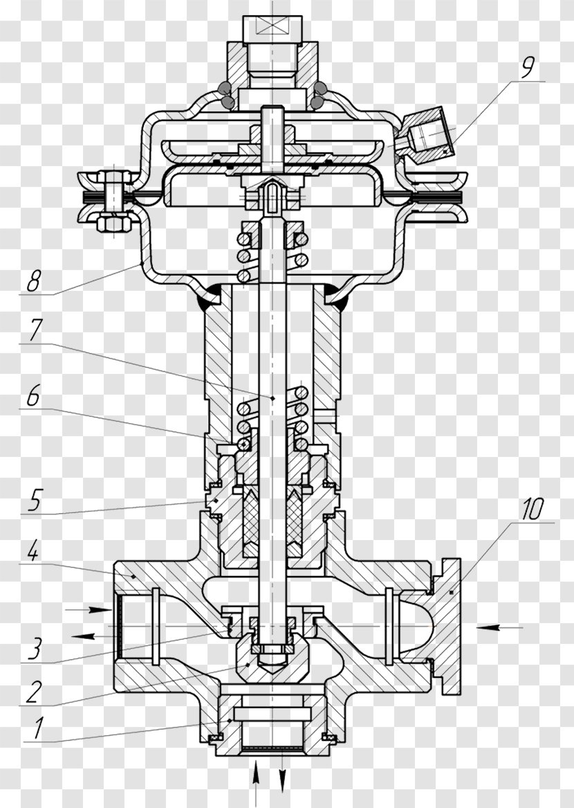 Technical Drawing Car Diagram - Auto Part Transparent PNG