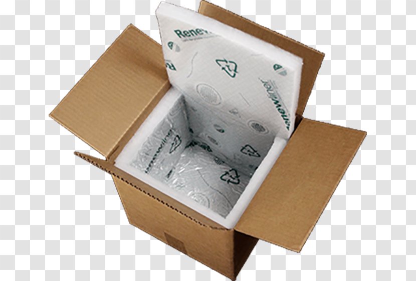 Box Insulated Shipping Container Thermal Insulation Packaging And Labeling Cargo Transparent PNG