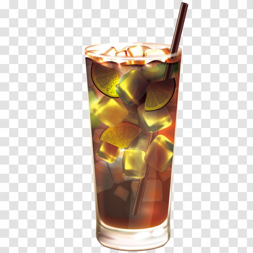 Rum And Coke Juice Coffee Tea Black Russian - Cocktail Garnish - Frozen Fruit Transparent PNG
