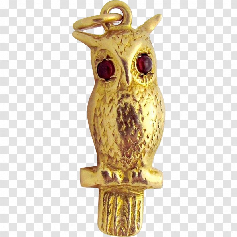 Owl Gold 01504 - Bird Of Prey Transparent PNG