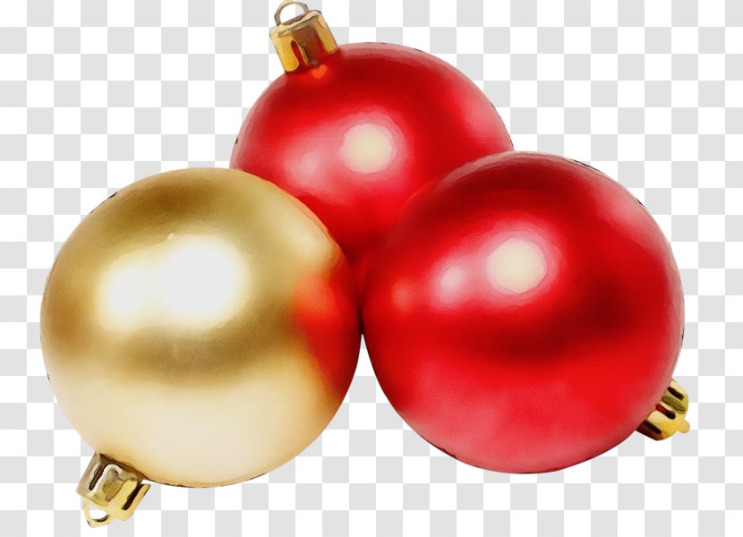 Christmas Ornament - Red - Plant Ball Transparent PNG