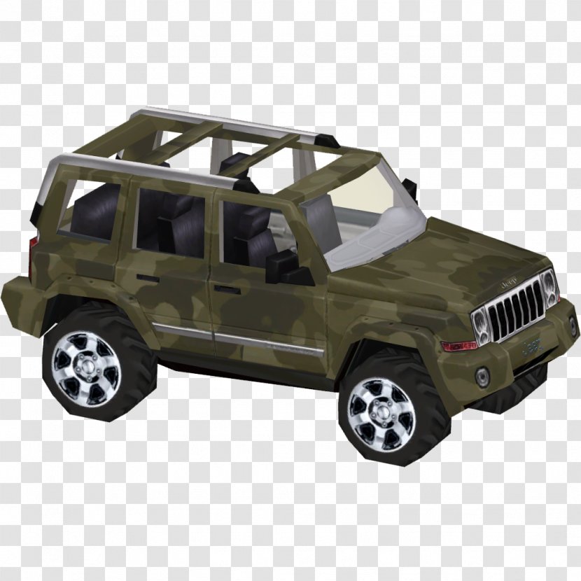 Zoo Tycoon 2 Jeep Commander (XK) Car Sport Utility Vehicle - Compact Transparent PNG