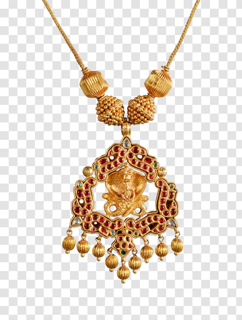 Locket Kundan Jewellery Necklace Gemstone - Advertisement Transparent PNG