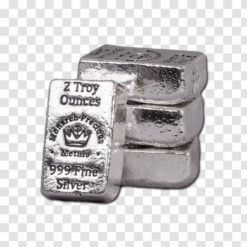 Silver Precious Metal Troy Weight Gold - Rhodium - Ingot Transparent PNG