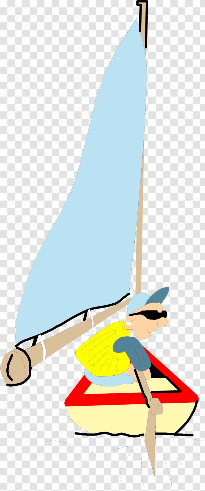 Boating Clip Art - Fin - Man Illustration Transparent PNG