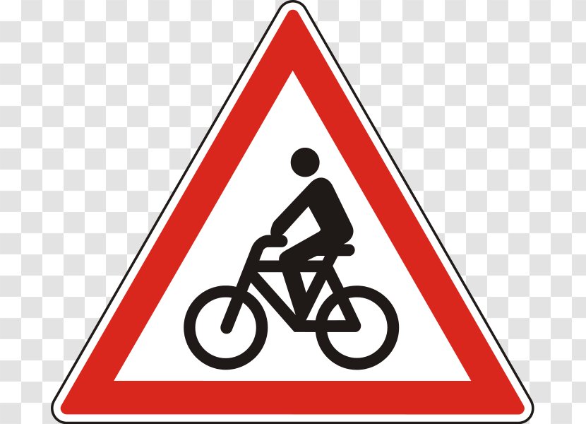 Warning Sign Traffic Bicycle Cycling Transparent PNG