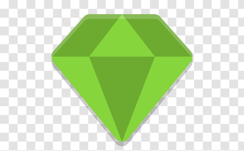 Share Icon - Gemstone - Triangle Grass Transparent PNG