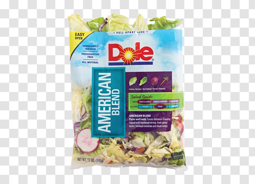 Vegetarian Cuisine Iceberg Lettuce Salad Dole Food Company - Romaine Transparent PNG