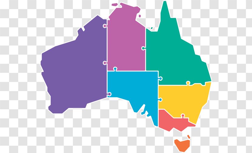 Australia Blank Map - Area Transparent PNG