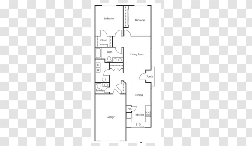 Carroll's Creek Landing Townhomes Floor Plan 25th Avenue Northeast Furniture - Text - Car View Transparent PNG