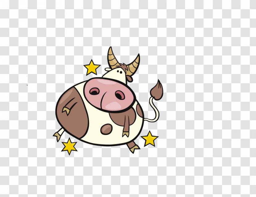 Taurus Zodiac Horoscope Aries Scorpio - Gemini - Cartoon Cow Transparent PNG
