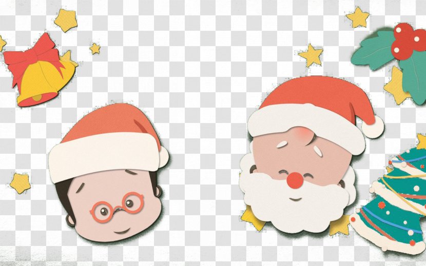 Santa Claus Christmas Ornament Illustration - Decoration - Free Matting Transparent PNG
