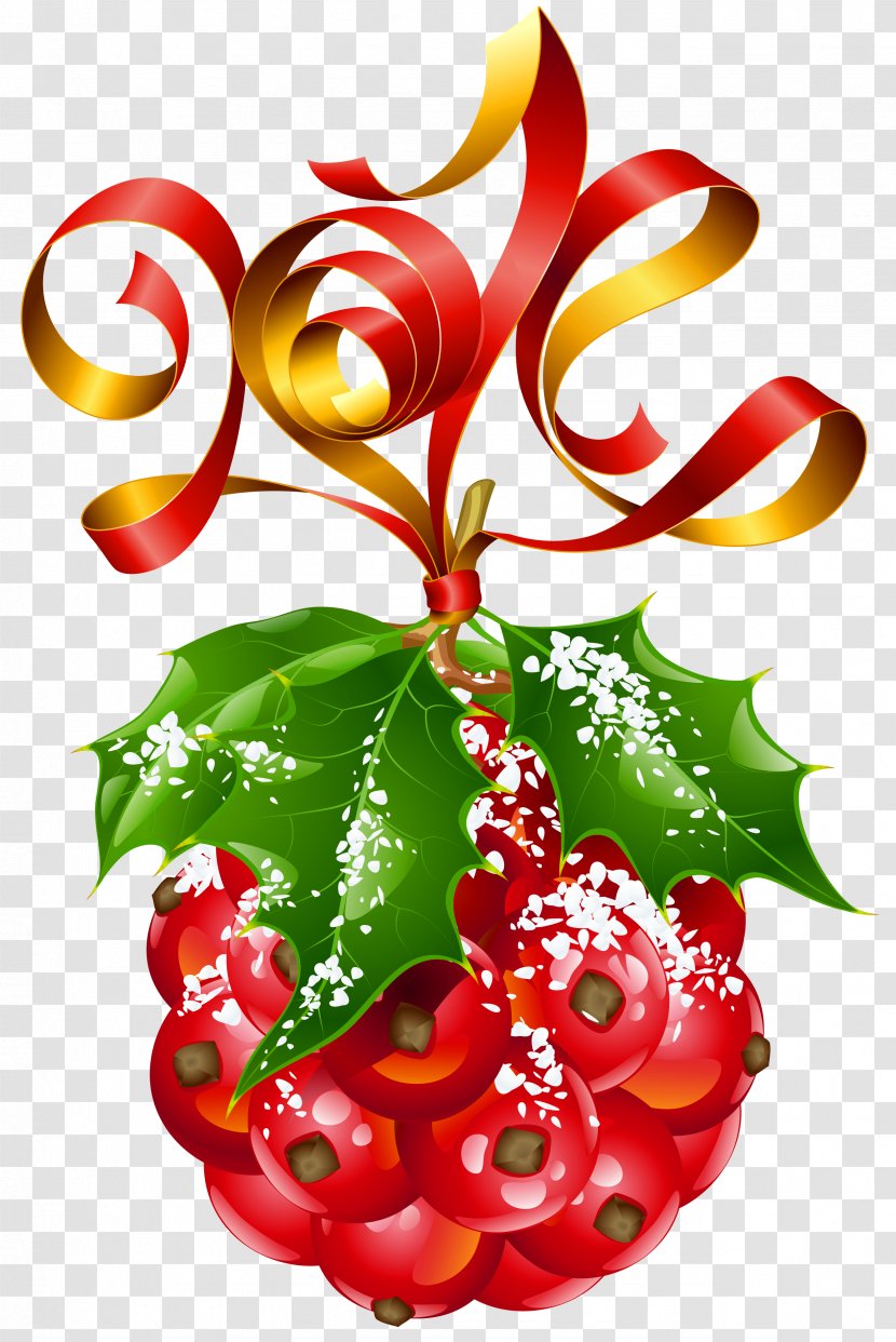 Christmas Ornament New Year Card - Fruit Transparent PNG