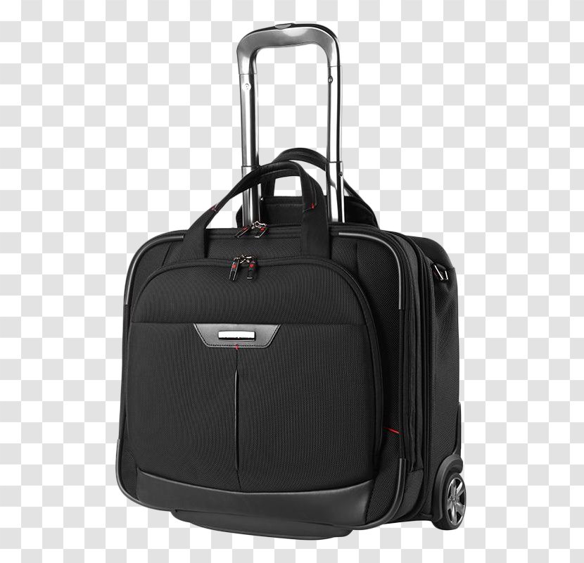 Laptop Briefcase Portable Computer - Black Bag Transparent PNG