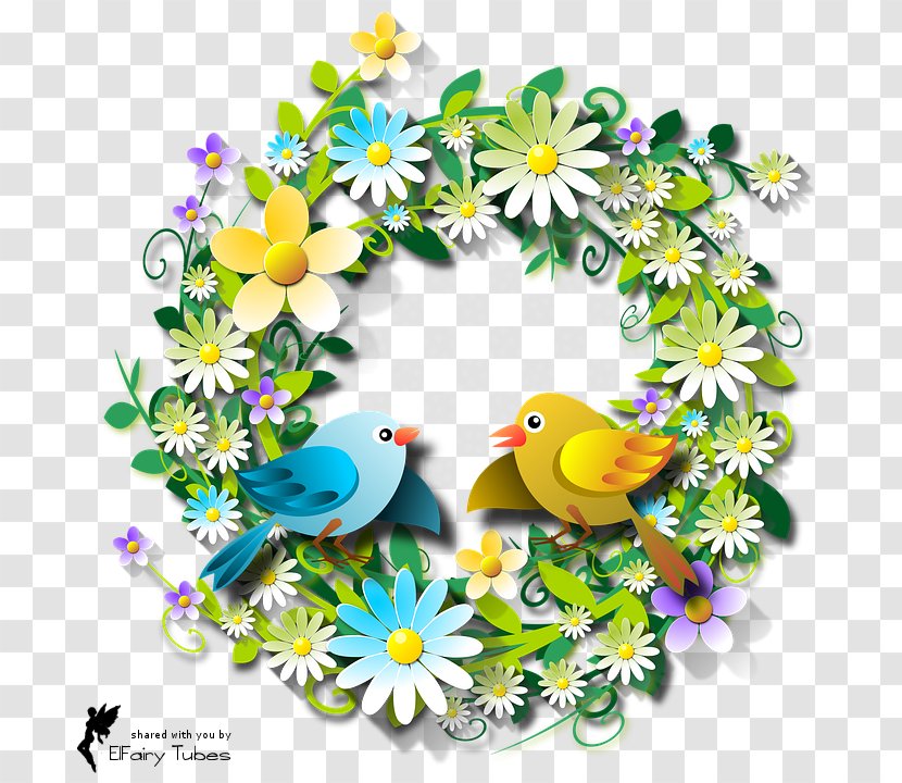 Greeting & Note Cards E-card Child Love - Flowering Plant - Spring Wreath Transparent PNG