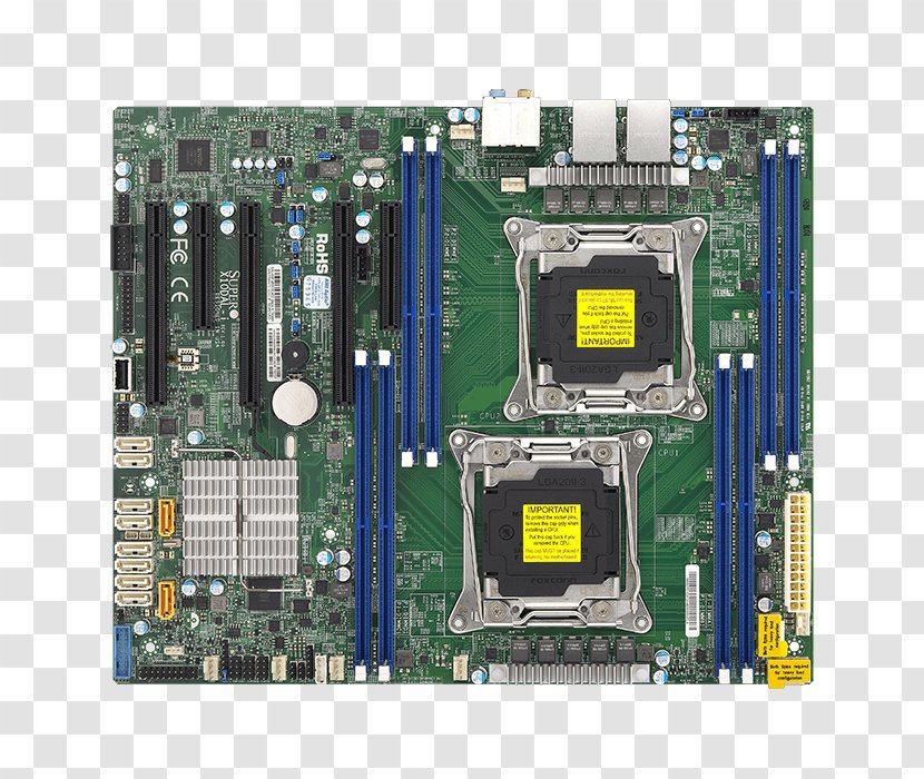 Intel LGA 2011 Supermicro X10DAL-i Motherboard ATX - Computer Hardware Transparent PNG