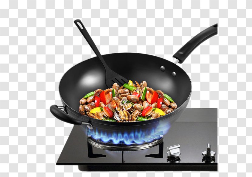 Wok Stock Pot Frying Pan Cookware And Bakeware Cooking - Pots - The United States Does Not Rust Household Transparent PNG
