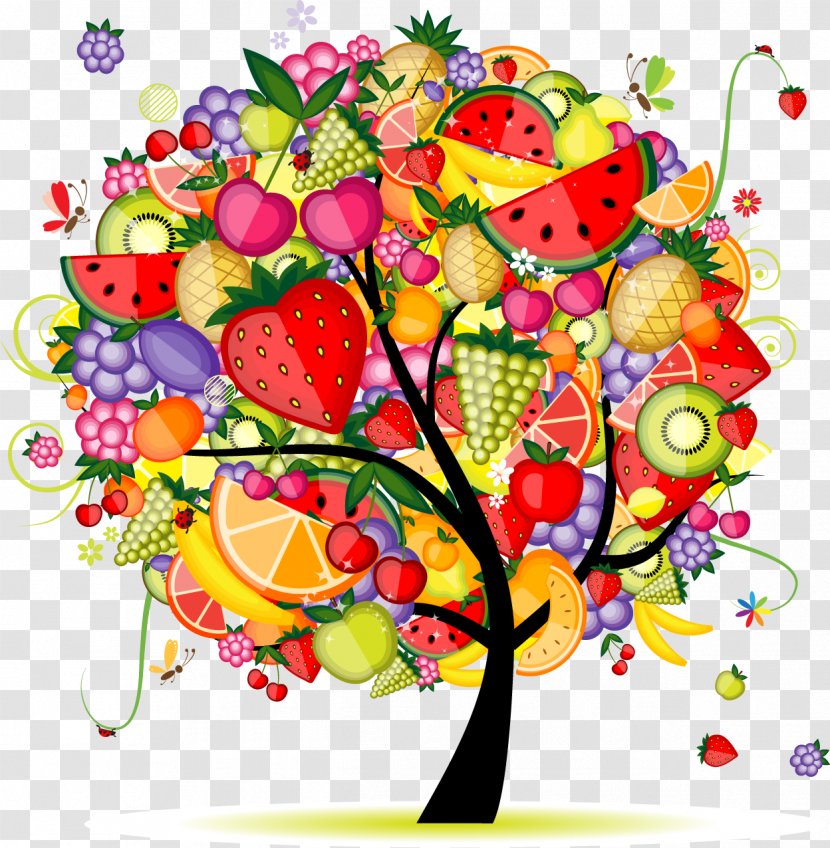 Fruit Tree Clip Art - Flowering Plant Transparent PNG