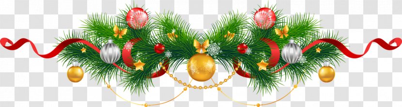 Christmas Decoration Tinsel Garland - Gift Transparent PNG