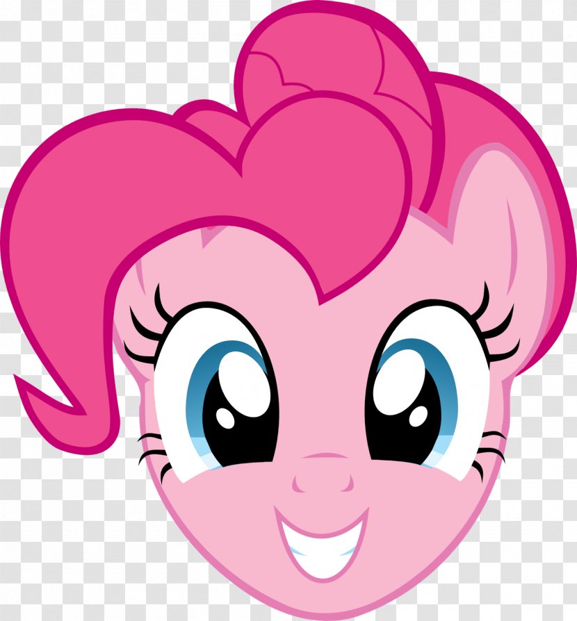 Pinkie Pie Pony Rainbow Dash Twilight Sparkle Applejack - Flower - Unicorn Head Transparent PNG
