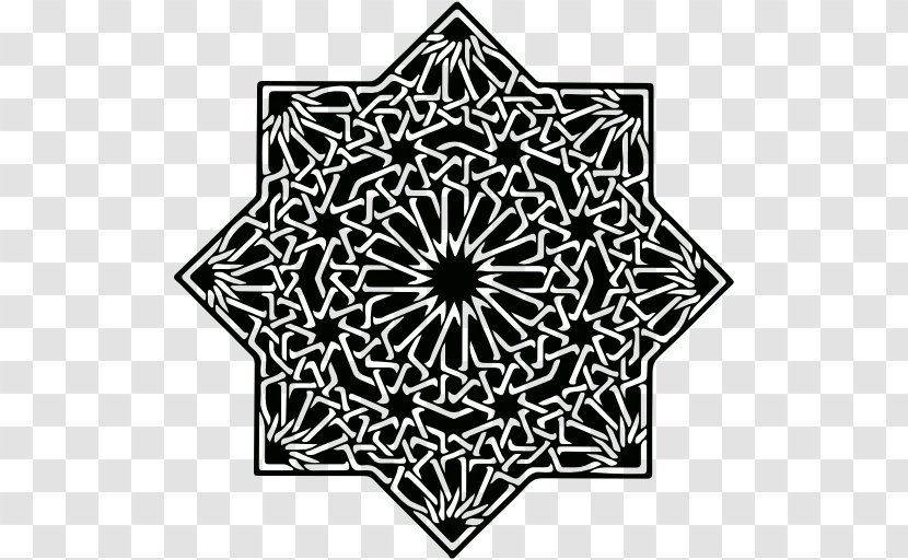 Alhambra Islamic Geometric Patterns Art Architecture Arabesque - Decorations Transparent PNG
