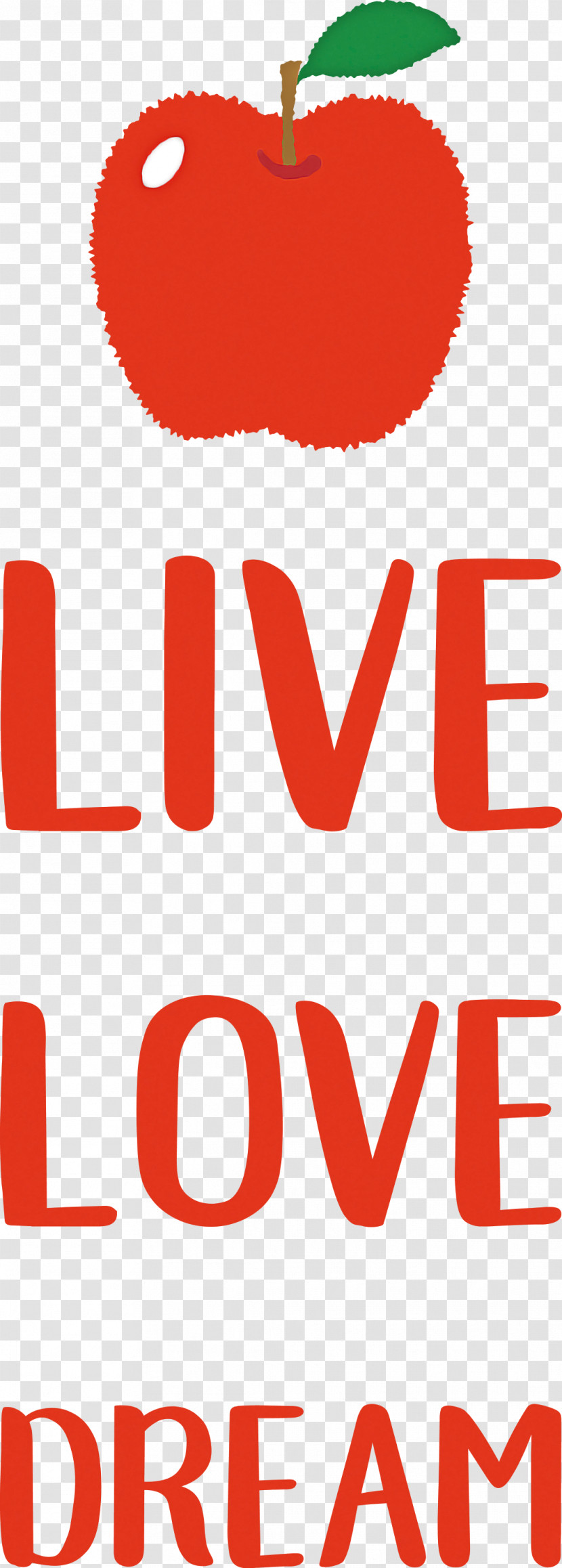 Live Love Dream Transparent PNG